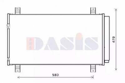 AKS DASIS 142037n -  Конденсатор, кондиционер